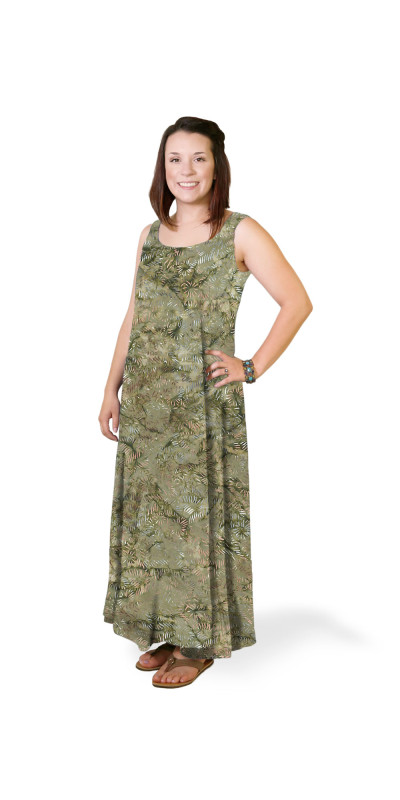 Sage and Gray Hary Dary Long Strap Dress *SIZE SM ONLY*