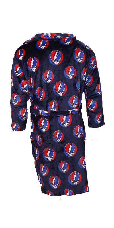 Grateful Dead Fleece Robe Navy SYF