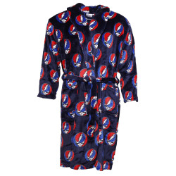 Grateful Dead Fleece Robe Navy SYF