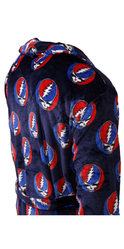 Grateful Dead Fleece Robe Navy SYF