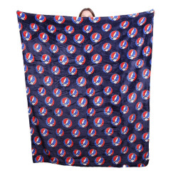 Grateful Dead Steal your Face Fleece Throw Blanket 50x60