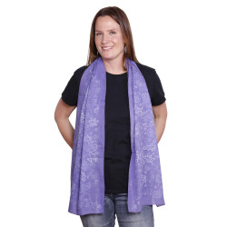 Grateful Dead Long Fashion Scarf Dancing Bears Purple