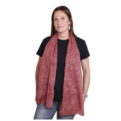 Grateful Dead Long Fashion Scarf Dancing Bears Marsala Paisley