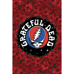 3D Grateful Dead Steal Your Face Roses Tapestry 3D Grateful Dead Steal Your Face Roses Tapestry