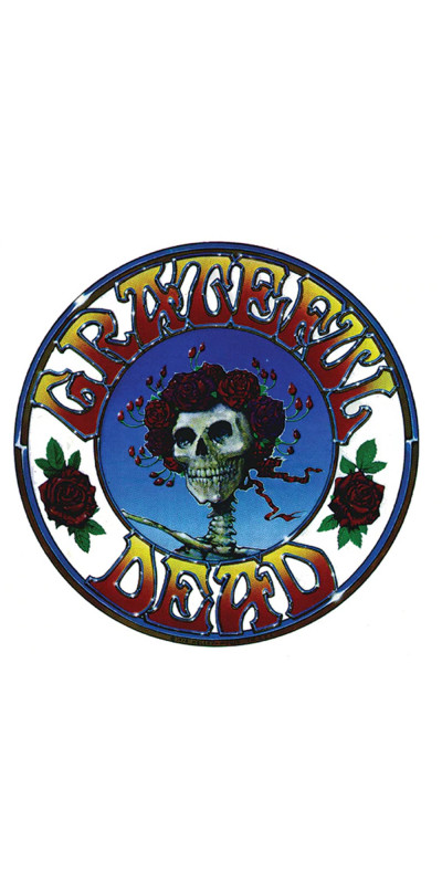 Grateful Dead Bertha Circle Temporary Tattoo 4"