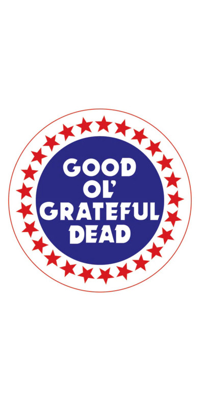 Good Ol Grateful Dead Temporary Tattoo  3"