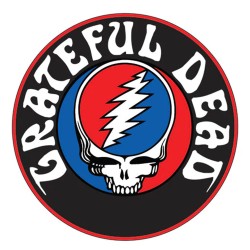 Grateful Dead SYF Circle Temporary Tattoo  3"