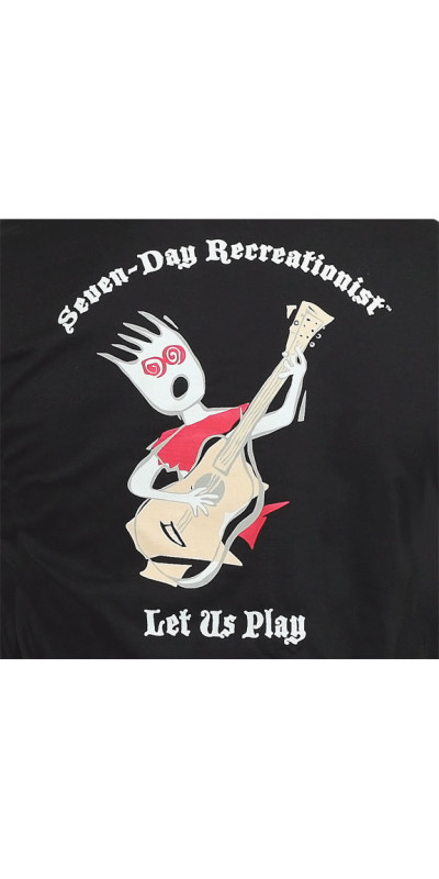Seven Day Recreationist T-Shirt Guitarist Black