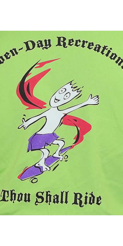 Seven Day Recreationist T-Shirt Skateboarding Lime Green