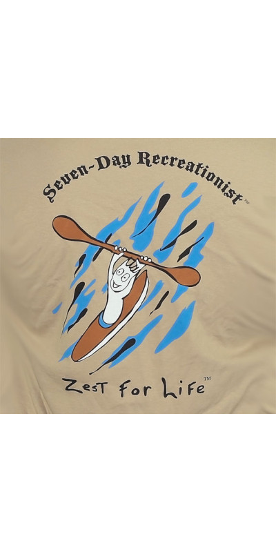Seven Day Recreationist T-Shirt Kayaking Tan