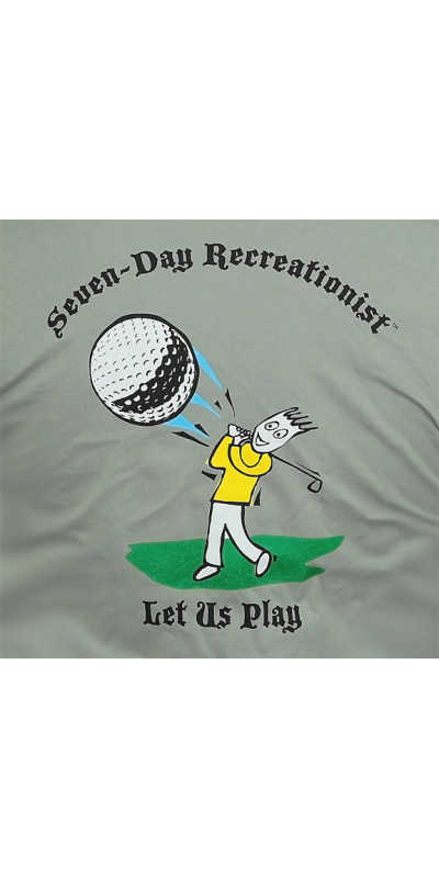 Seven Day Recreationist T-Shirt Golfing Gray