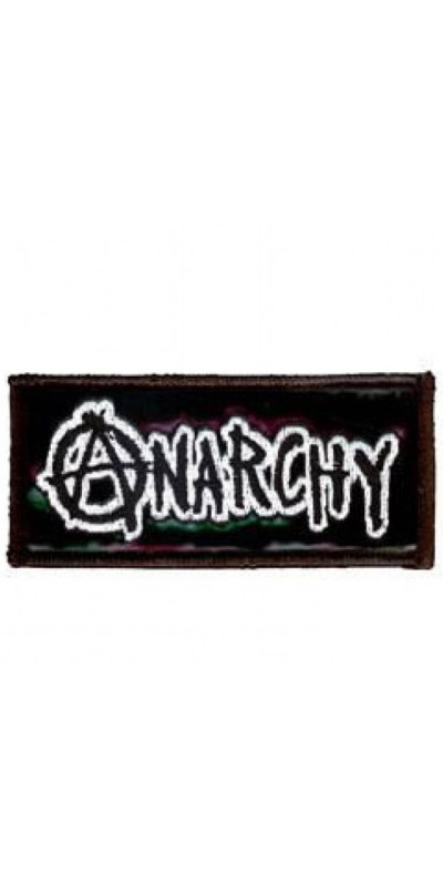 Anarchy Vinyl Patch 4"