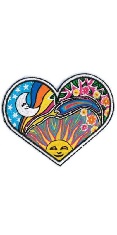 Dan Morris Night Day Heart Patch 3.5"