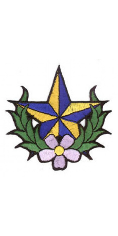 Nautical Star Patch 3"