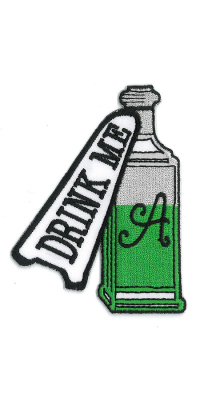 Alice In Wonderland Drink Me Patch 3.25"