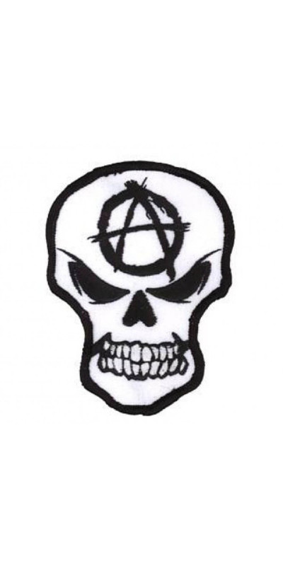 Anarchy Skull Patch 4"
