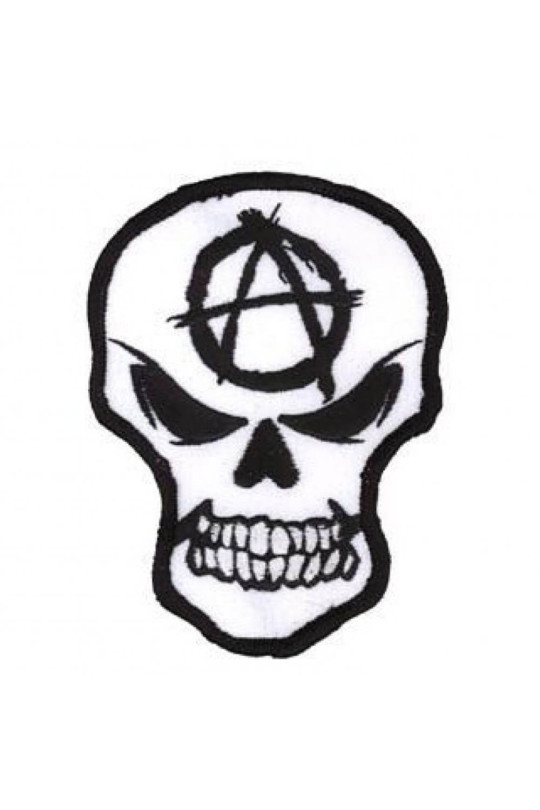 Anarchy Skull Patch 4"