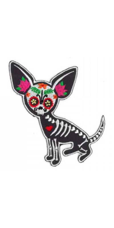 Evilkid Chihuahua Muerta Patch 3.75"