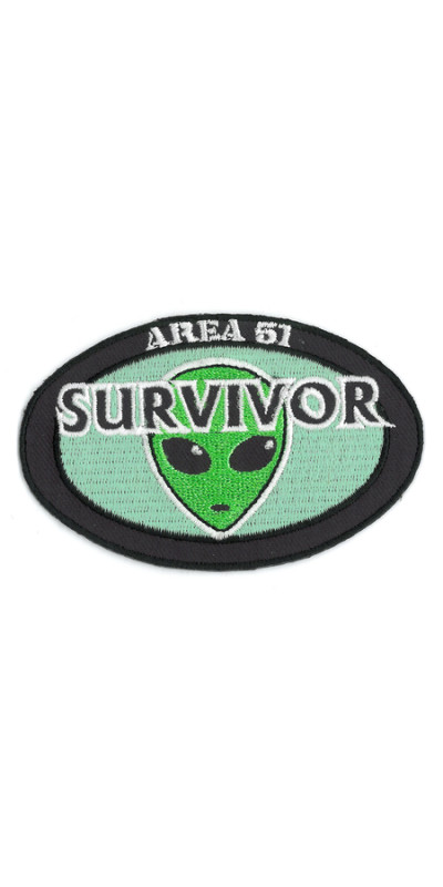 Area 51 Survivor Alien Patch 3.5"
