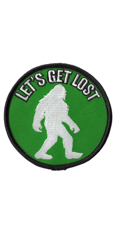 Let's Get Lost Bigfoot Patch 3.5"