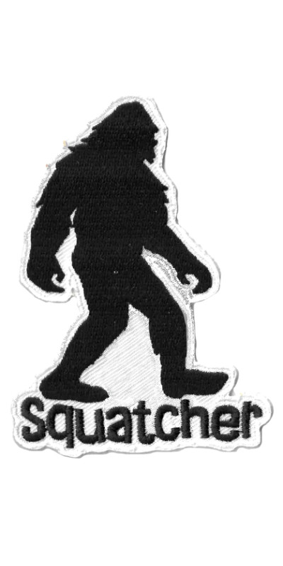 Squatcher Bigfoot Patch 3.5"