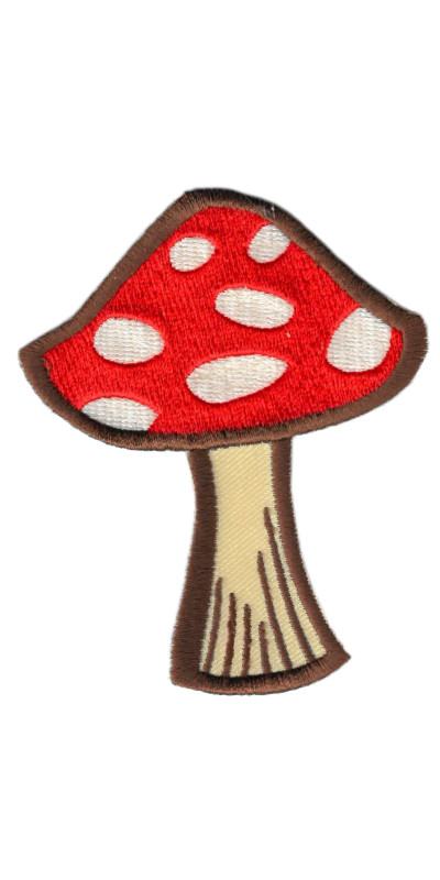 Red Mushroom Patch Small 1.5"