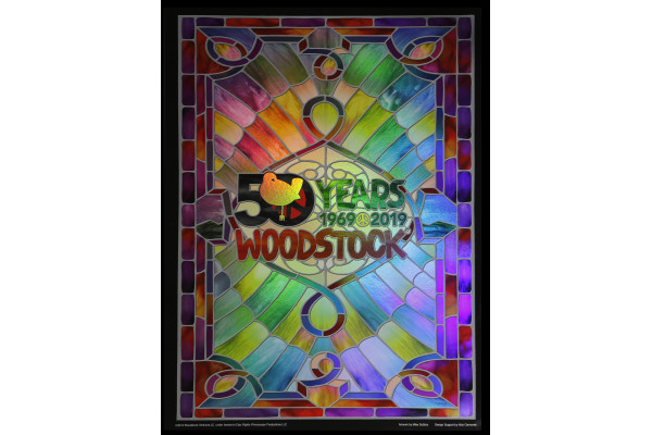 Woodstock 50th Anniversary Holographic Foil Posters