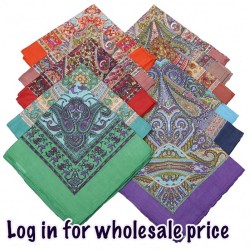 Wholesale Lot of 25 Assorted Sheer Cotton Scarves - Save 25%