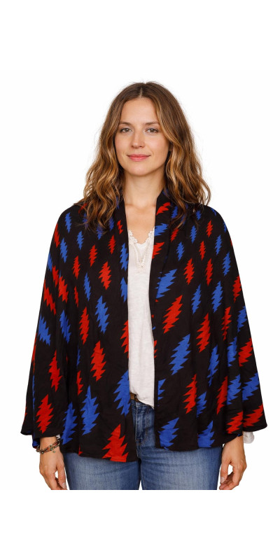 Grateful Dead Long Warm Fashion Scarf Lightning Bolts **SALE**