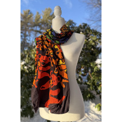 Grateful Dead Long Warm Fashion Scarf Spiral Bears