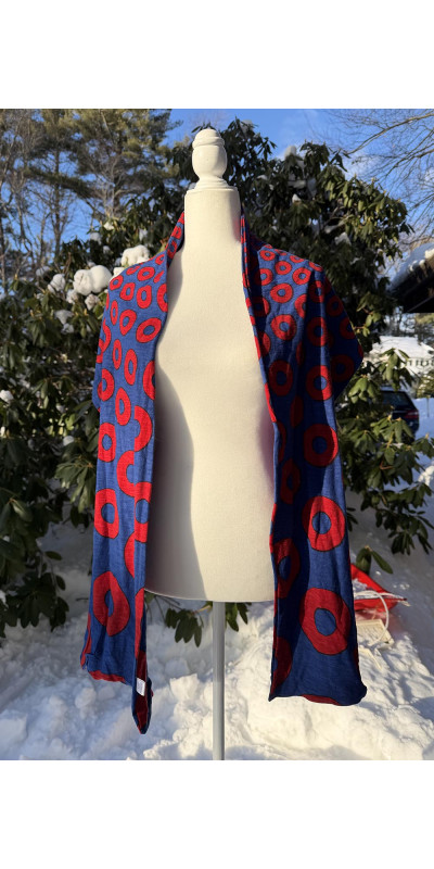 Donut Vortex Cotton Scarf - 20x70"
