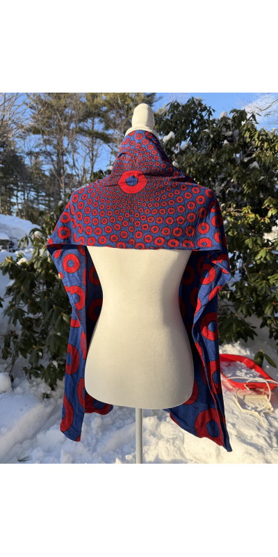 Donut Vortex Cotton Scarf - 20x70"