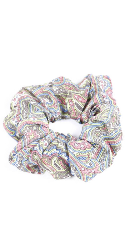 Wholesale Lot of 12 Assorted Rayon Hippie Hair Scrunchies  **SALE**