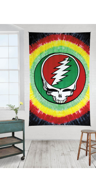 Grateful Dead Rasta Steal Your Face Tapestry
