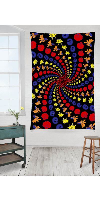 3D Freak Brothers Spiral Tapestry *SALE*
