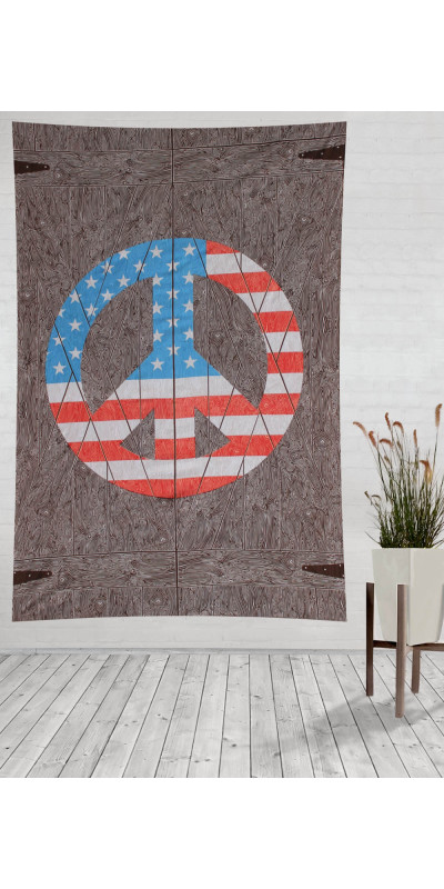 Peace Sign Door Tapestry - Art by Taylar McRee **SALE**