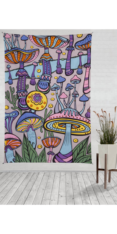 Mushroomland Tapestry 30x45 Only