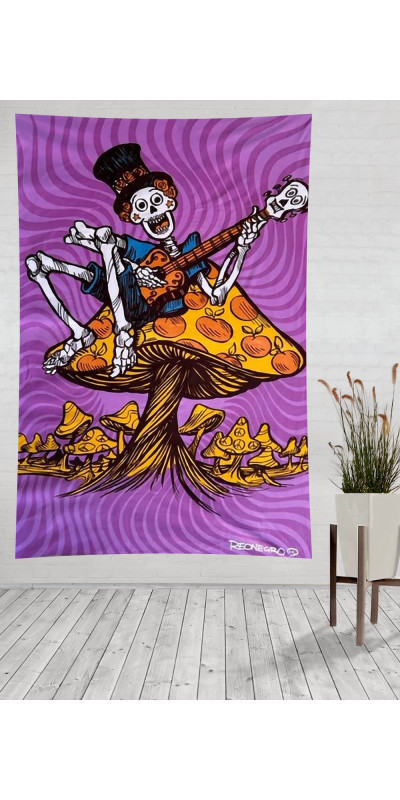 Shroom for More Tapestry - Artwork by Tony Reonegro