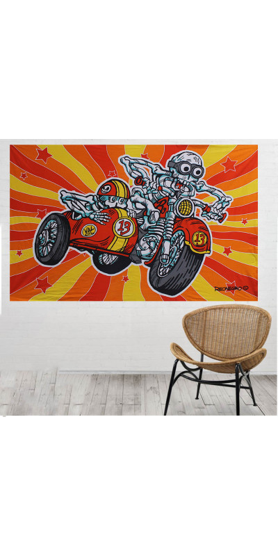 Side Car Tapestry - Artwork by Tony Reonegro