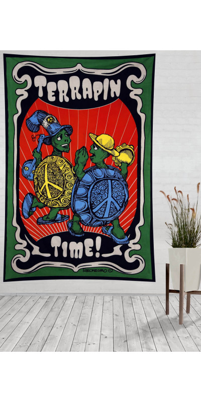 Terrapin Time Tapestry - Artwork by Tony Reonegro