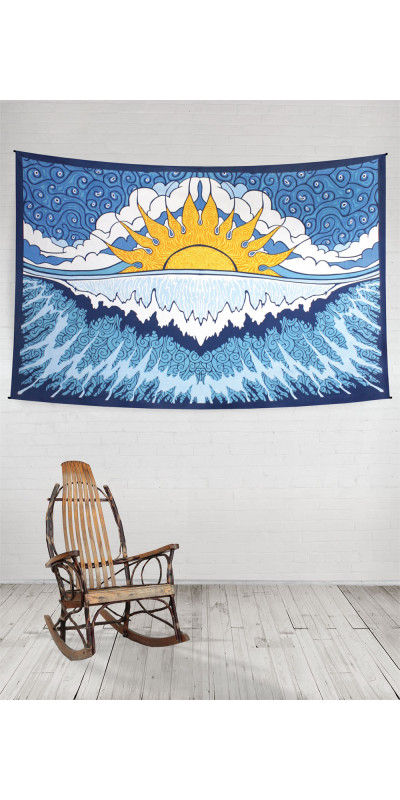 Sun Wave Tapestry - Art by Chris Pinkerton *SALE*