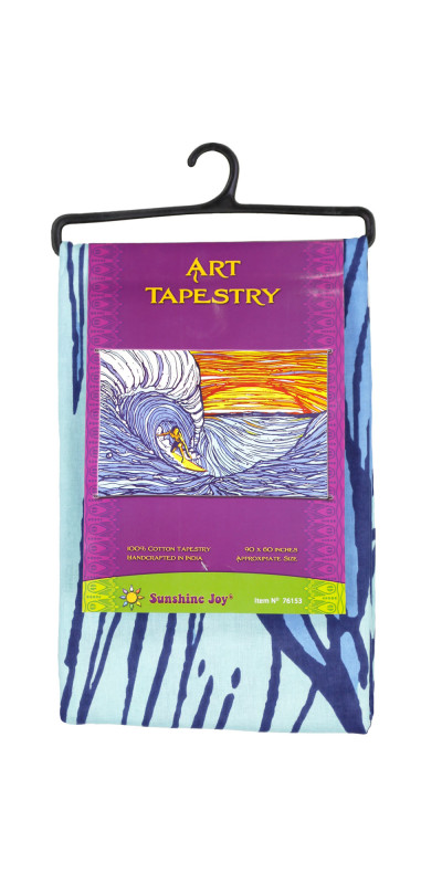 Sunset Surfer Tapestry - Art by Shannon Hurst *Sale*