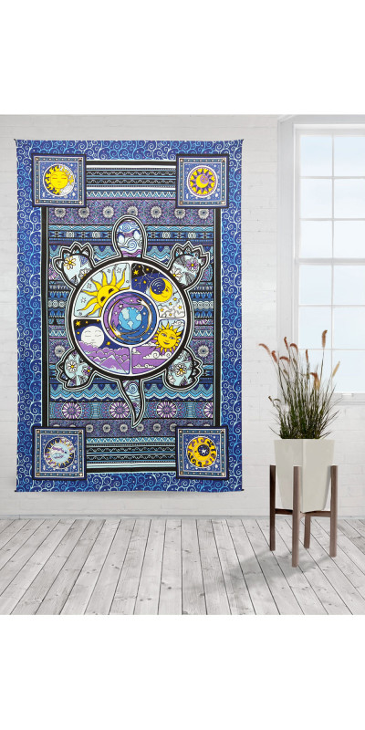 3D Turtle Tapestry - Art by Dan Morris