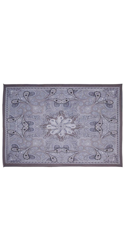 Grey Infinity Star Tapestry