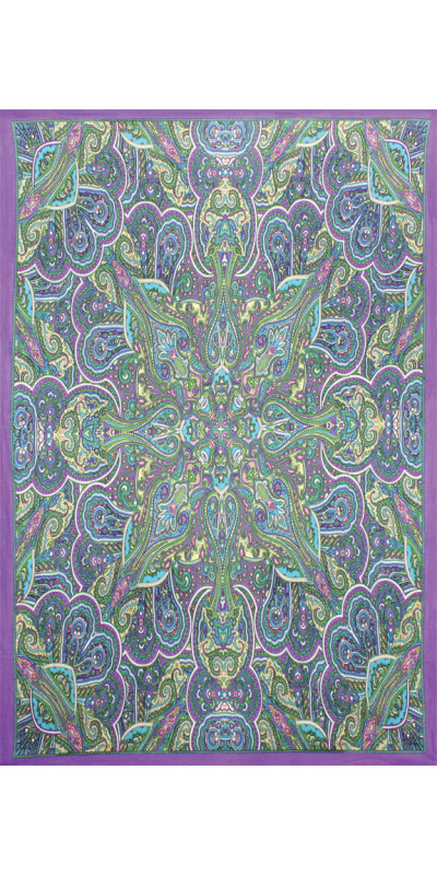 3D Kaleidoscope Paisley Tapestry
