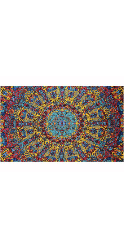 3D Psychedelic Sunburst Tapestry - Art by Chris Pinkerton *SALE*