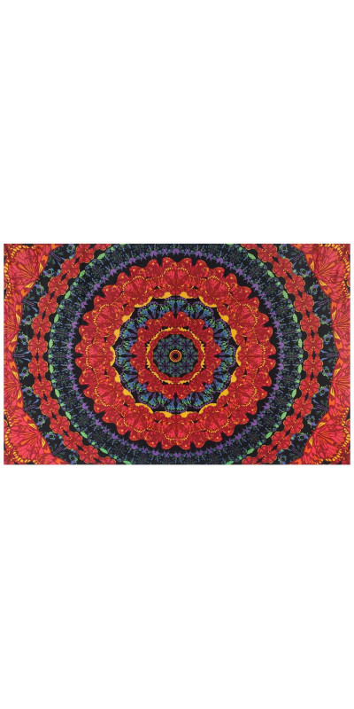 3D Blooming Butterfly Mandala Tapestry - Art by Dina June Toomey