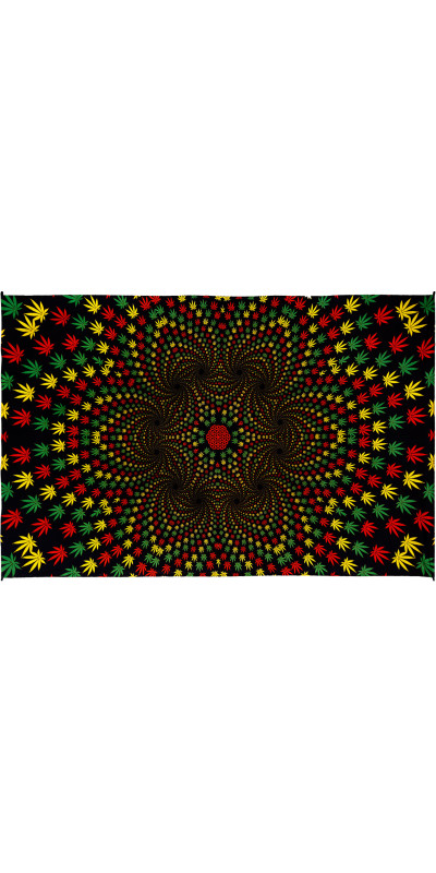 3D Leaf Vortex Tapestry *SALE*