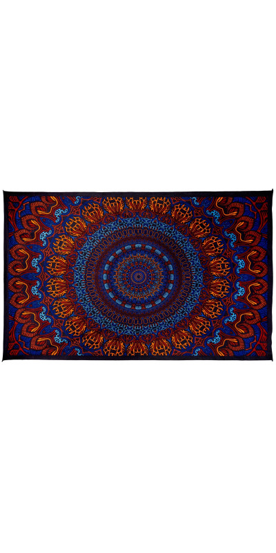3D Magic Mushroom Tapestry - Art by Chris Pinkerton