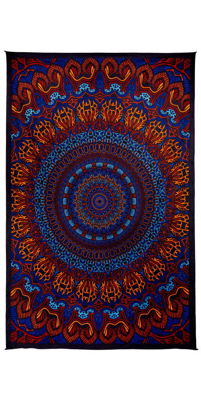 3D Magic Mushroom Tapestry - Art by Chris Pinkerton
